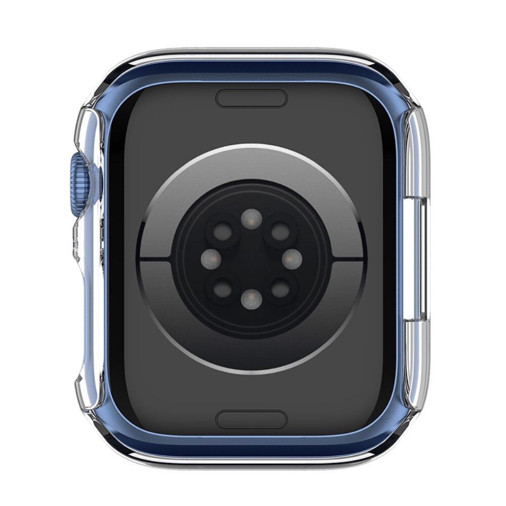 Apple Watch Series 4-6 40mm Heldækkende cover med indbygget skærmbeskytter, Gennemsigtig