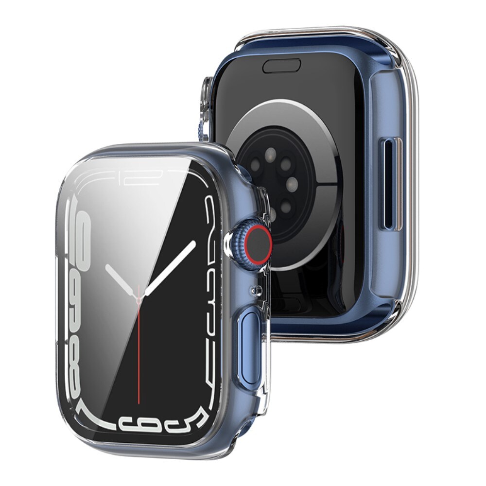 Apple Watch Series 4-6 40mm Heldækkende cover med indbygget skærmbeskytter, Gennemsigtig