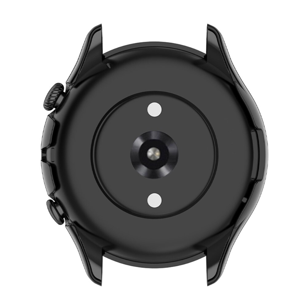 Amazfit GTR 3/GTR 3 Pro Heldækkende cover med indbygget skærmbeskytter, Sort