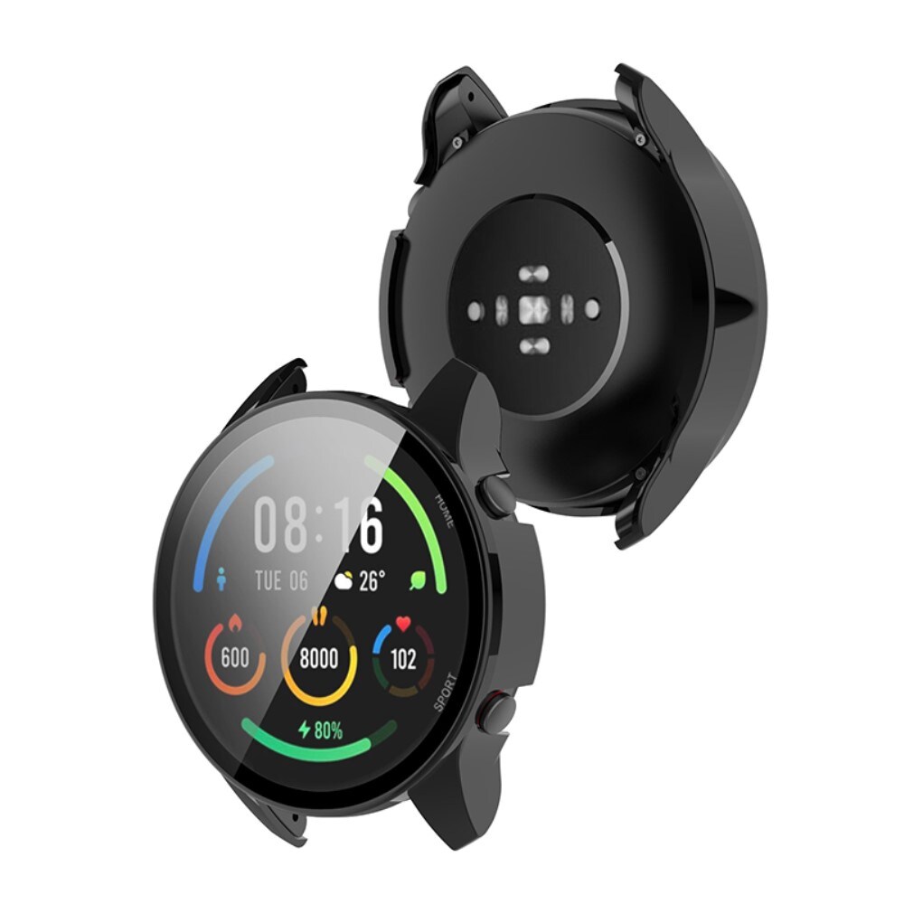 Xiaomi Mi Watch Heldækkende cover med indbygget skærmbeskytter, Sort