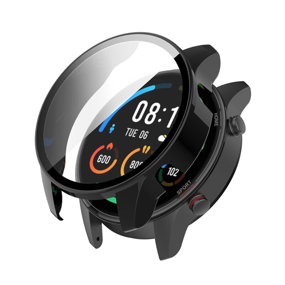 Xiaomi Mi Watch Heldækkende cover med indbygget skærmbeskytter, Sort