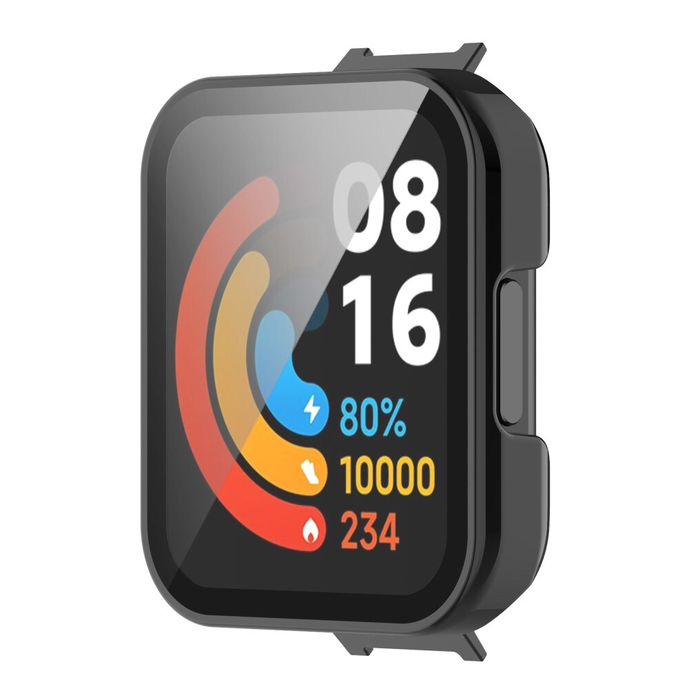 Xiaomi Redmi Watch 2 Lite Heldækkende cover med indbygget skærmbeskytter, Sort