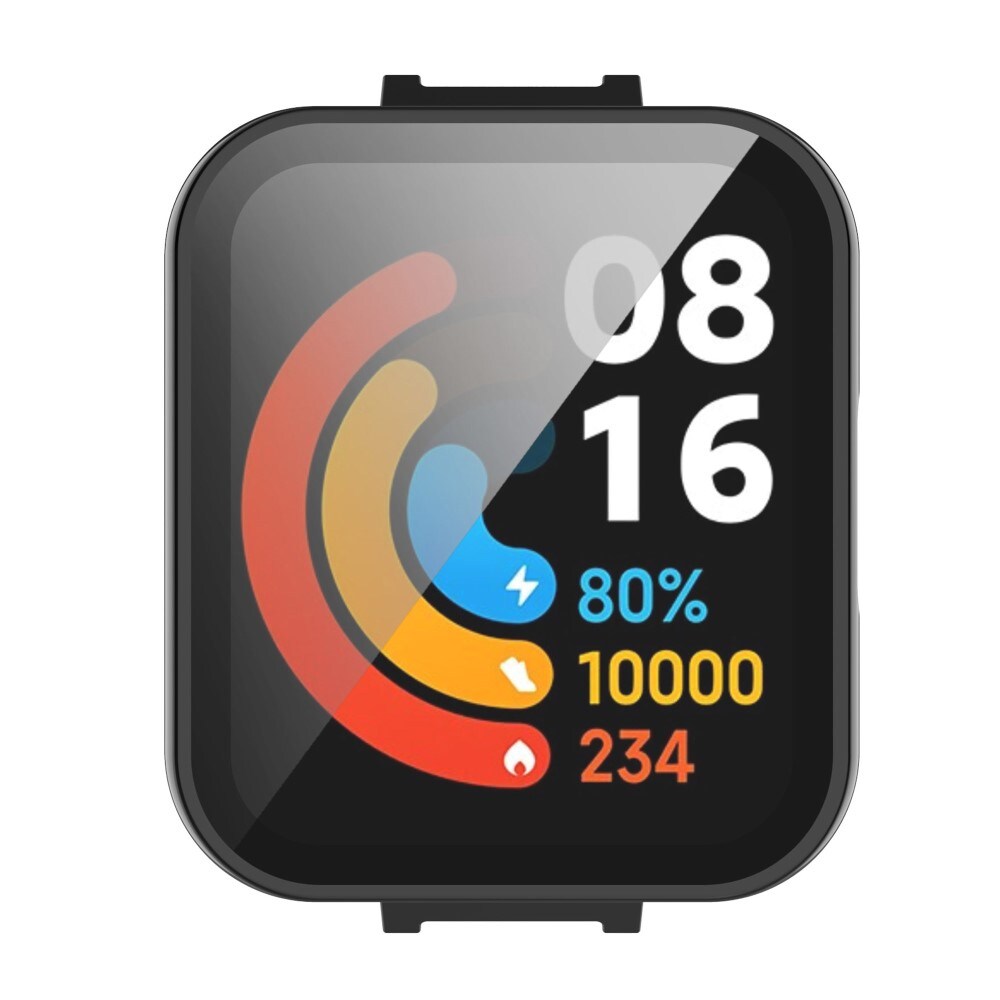 Xiaomi Redmi Watch 2 Lite Heldækkende cover med indbygget skærmbeskytter, Sort