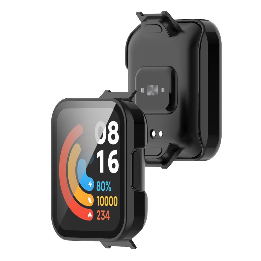 Xiaomi Redmi Watch 2 Lite Heldækkende cover med indbygget skærmbeskytter, Sort