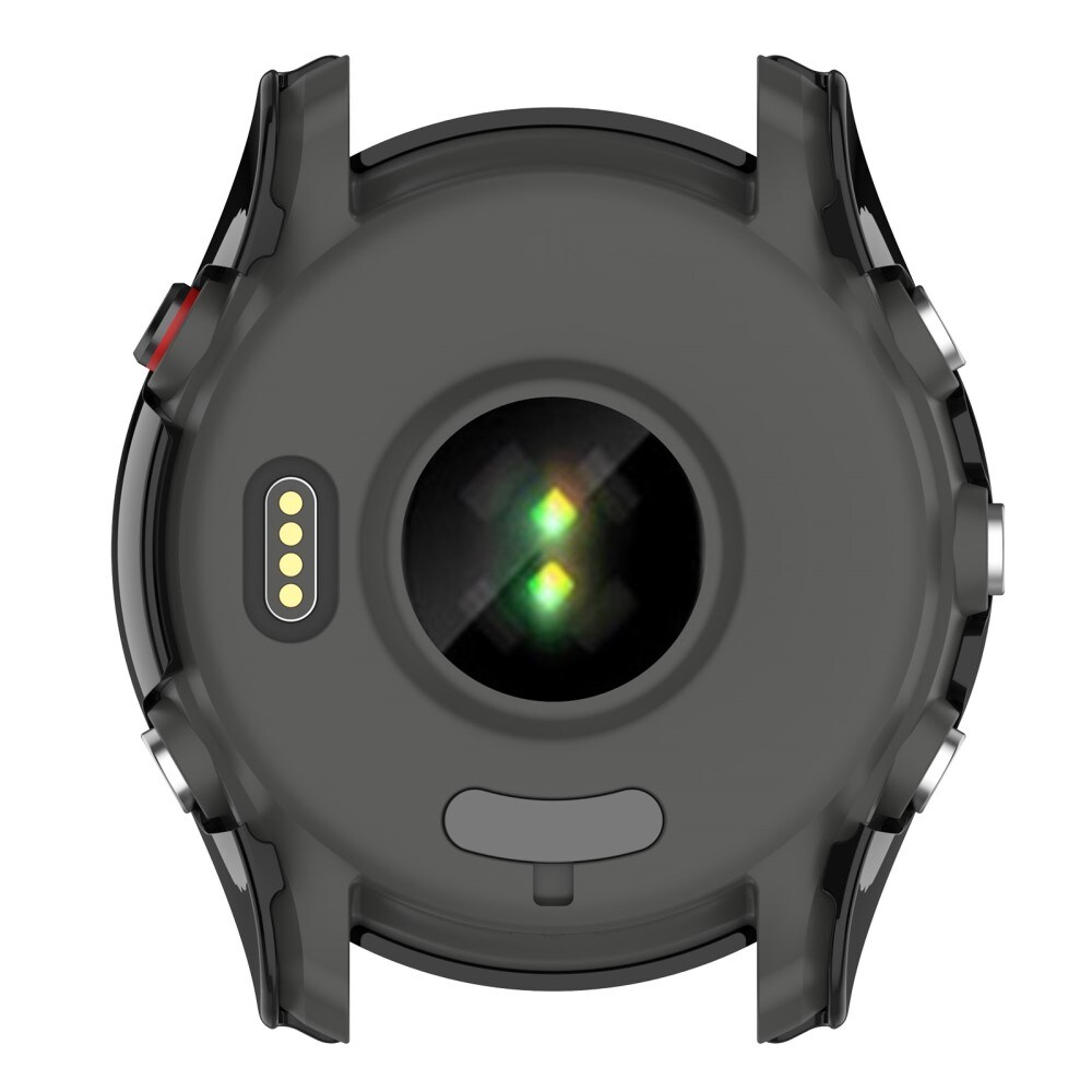 Garmin Forerunner 255S Heldækkende cover med indbygget skærmbeskytter, Sort