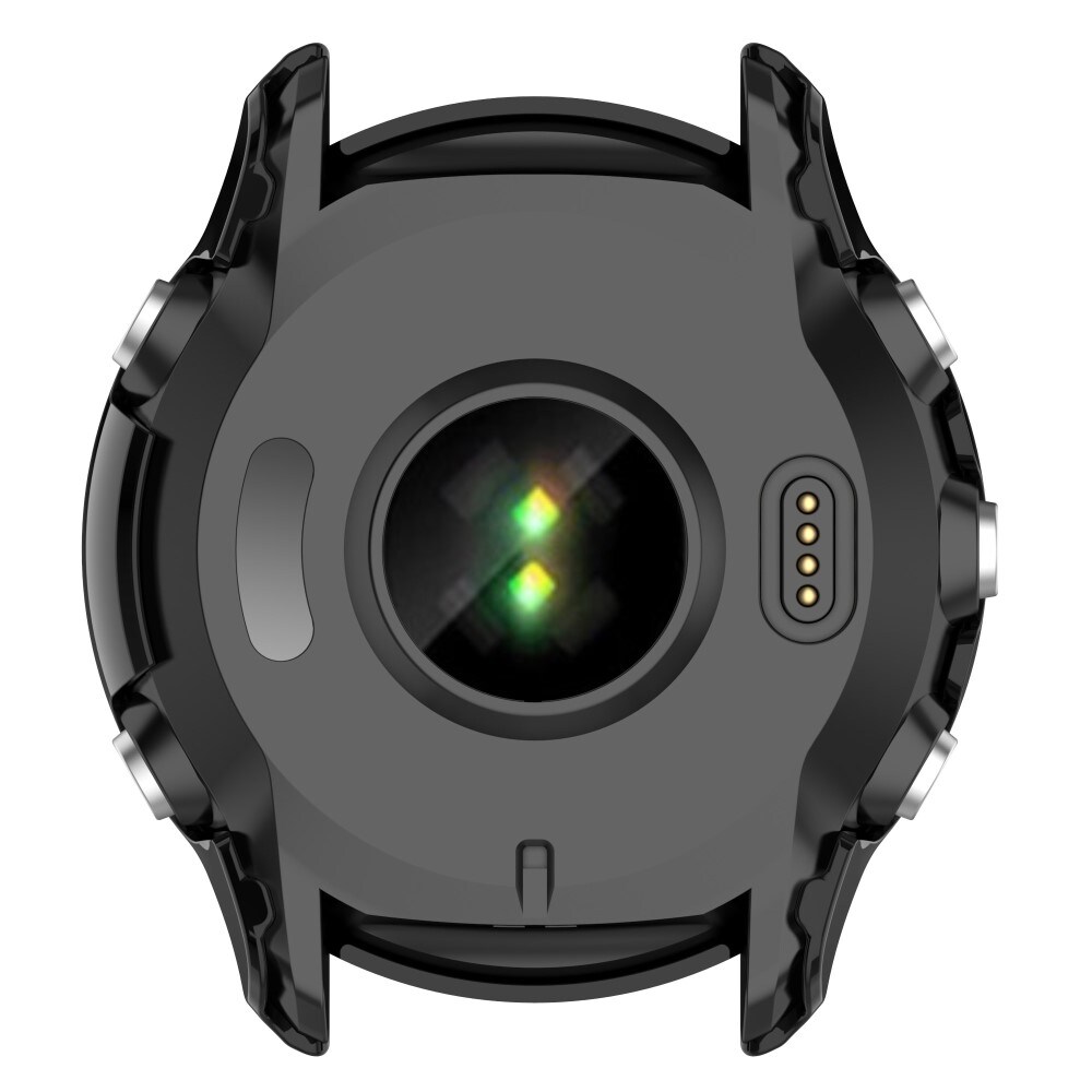 Garmin Forerunner 955 Heldækkende cover med indbygget skærmbeskytter, Sort