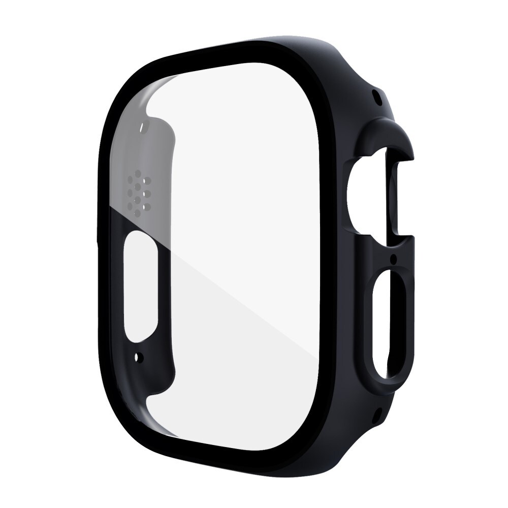 Apple Watch Ultra 49mm 1st Gen Heldækkende cover med indbygget skærmbeskytter, Sort
