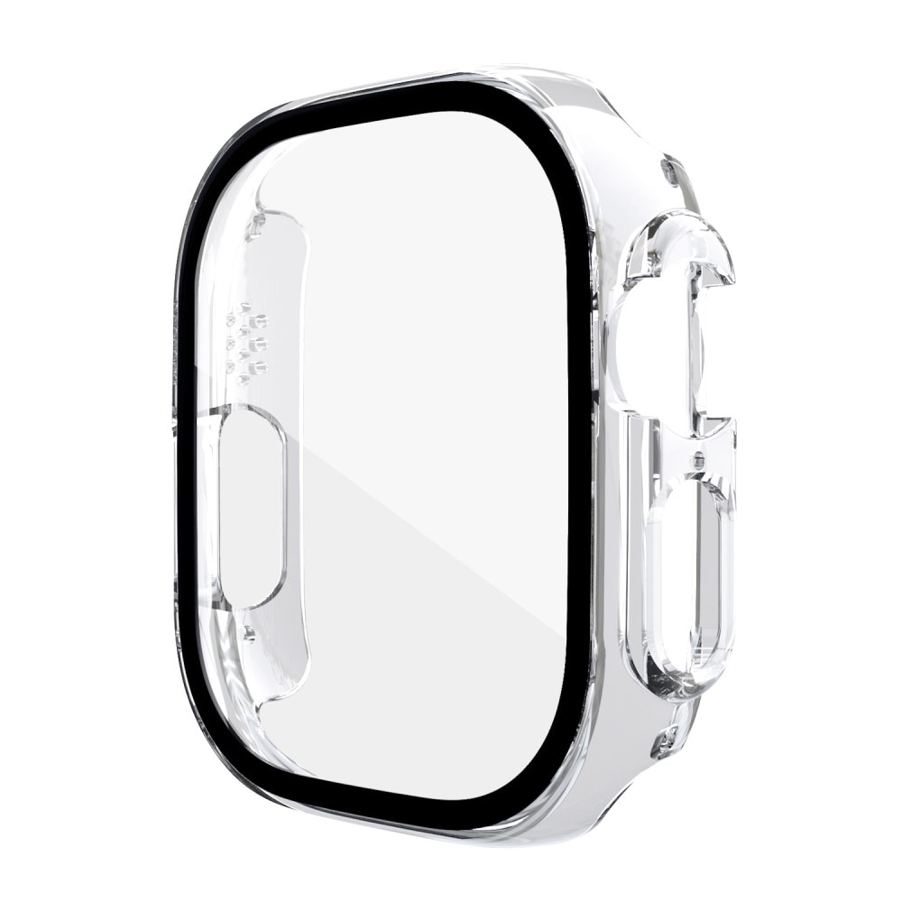 Apple Watch Ultra 49mm 3rd Gen Heldækkende cover med indbygget skærmbeskytter, Gennemsigtig