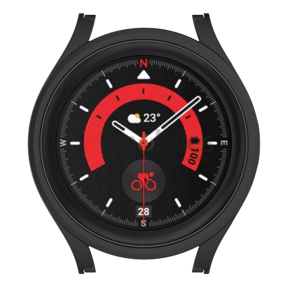 Samsung Galaxy Watch 5 Pro 45mm Hårdt Cover, Sort