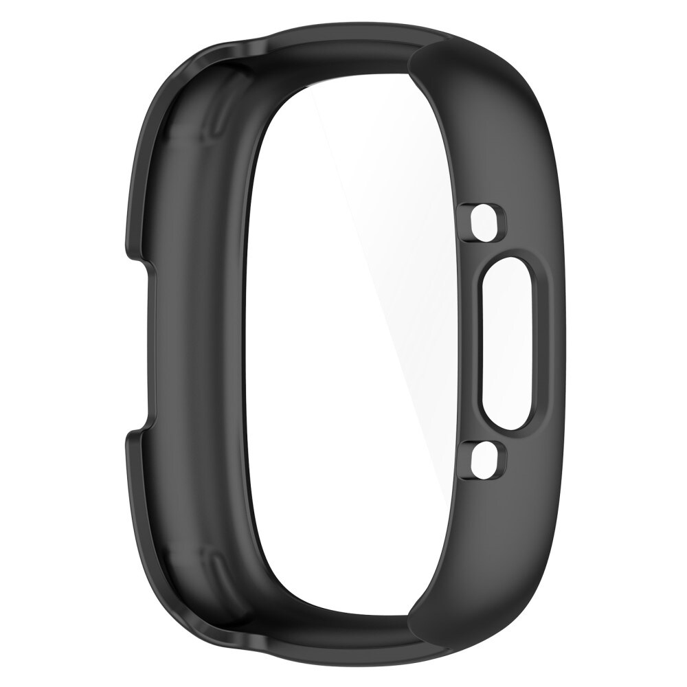 Fitbit Sense 2 Heldækkende cover med indbygget skærmbeskytter, Sort