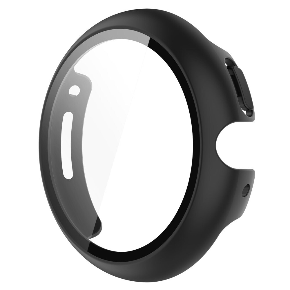 Google Pixel Watch 2 Heldækkende cover med indbygget skærmbeskytter, Sort