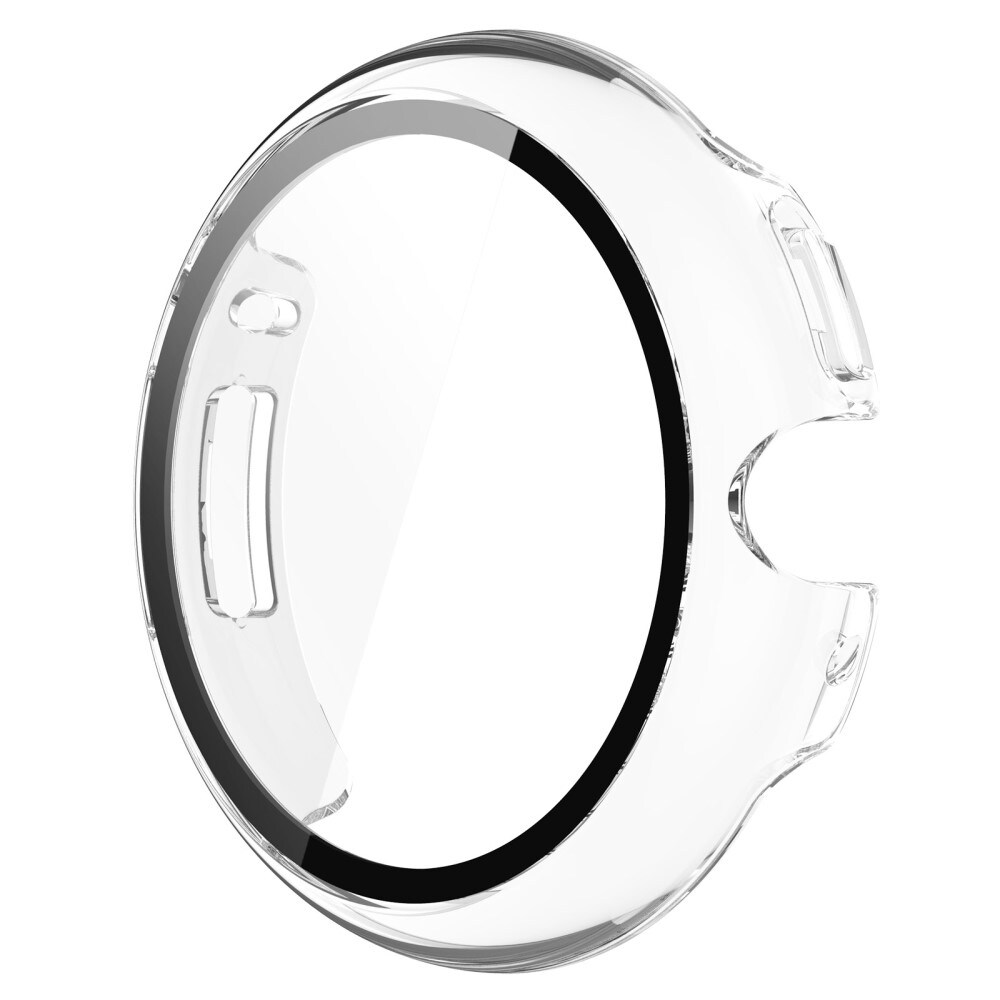 Google Pixel Watch 2 Heldækkende cover med indbygget skærmbeskytter, Gennemsigtig