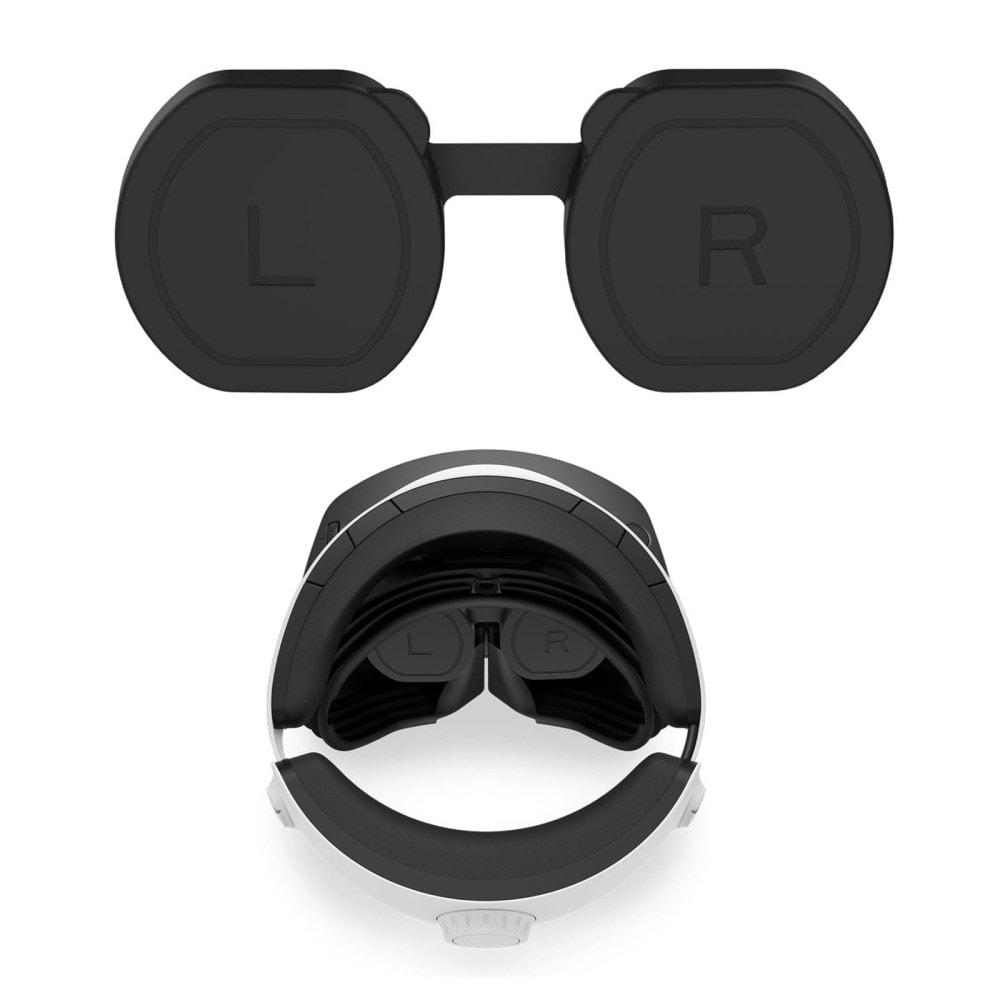 Sony PlayStation VR2 silikone linsebeskytter, Sort