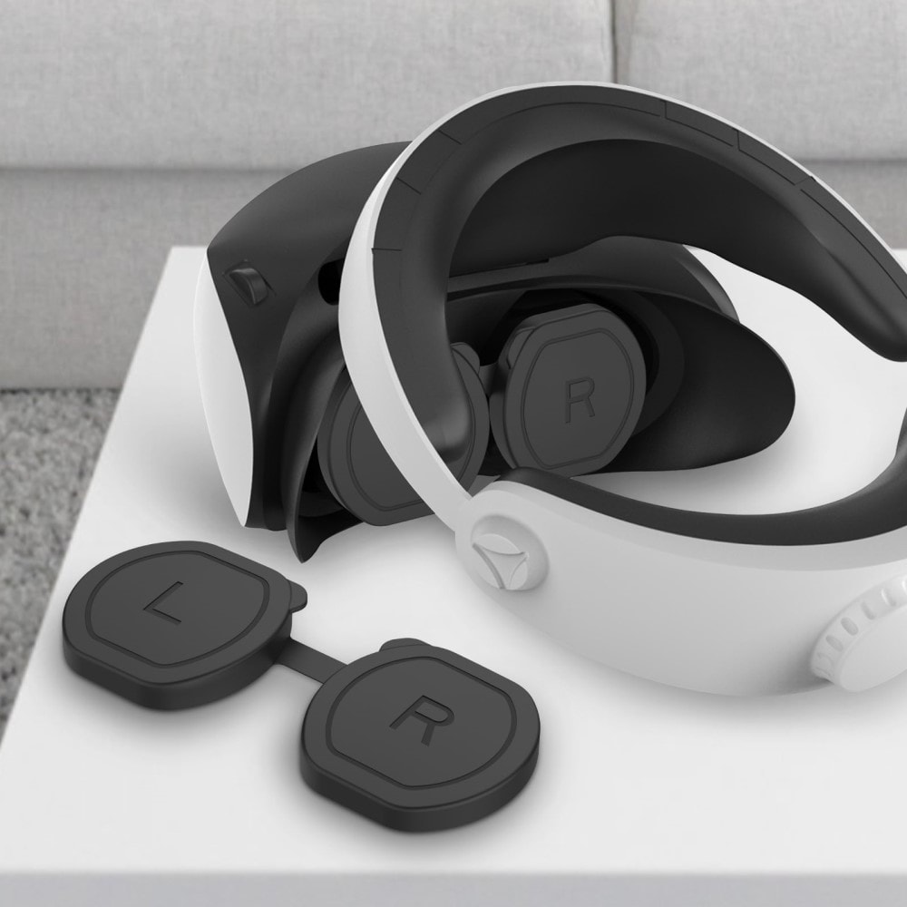 Sony PlayStation VR2 silikone linsebeskytter, Sort