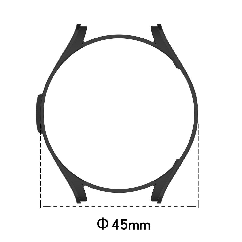 Samsung Galaxy Watch 6 Classic 43mm Hårdt Cover, Sort