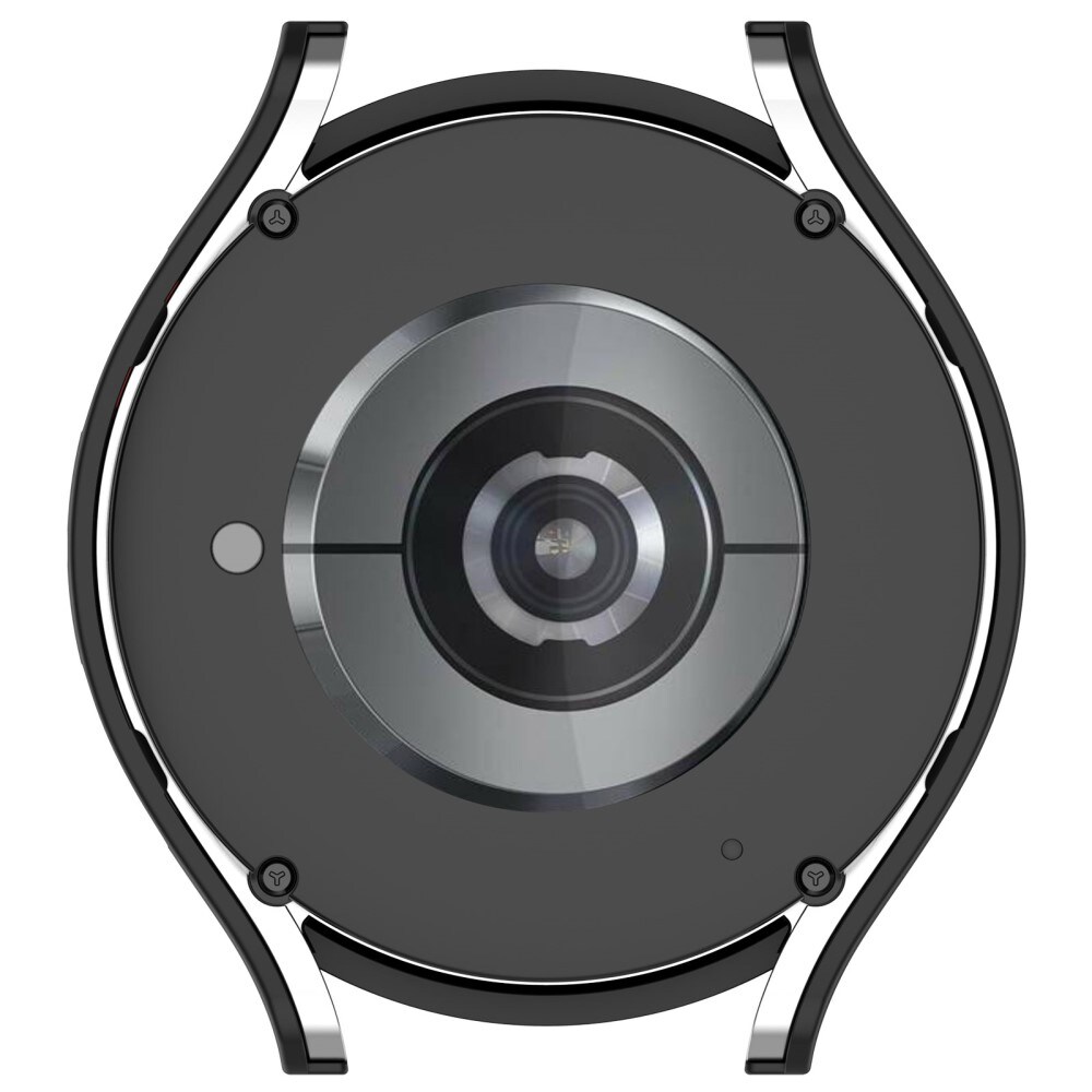 Samsung Galaxy Watch 6 40mm Heldækkende cover med indbygget skærmbeskytter, Sort