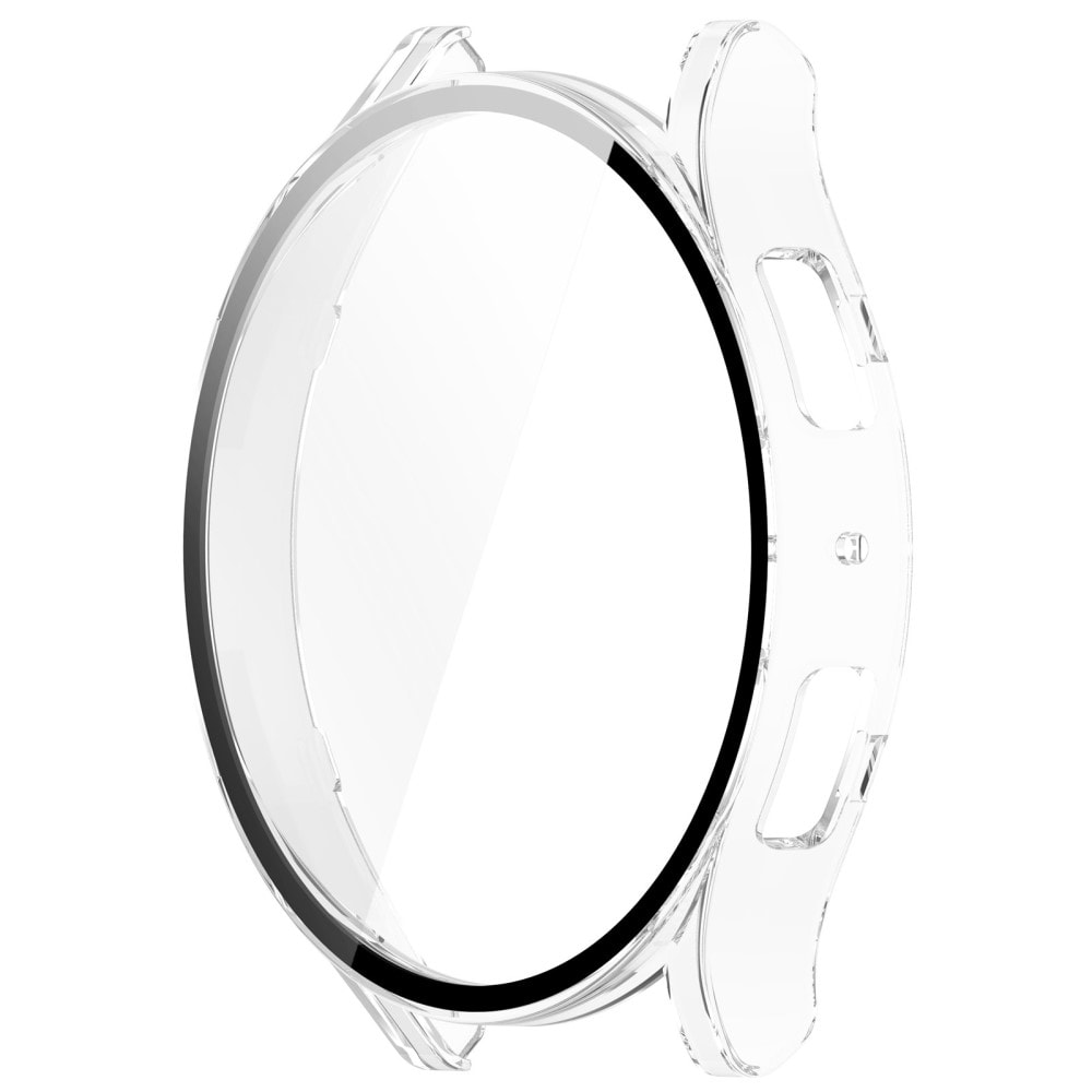 Samsung Galaxy Watch 6 40mm Heldækkende cover med indbygget skærmbeskytter, Gennemsigtig