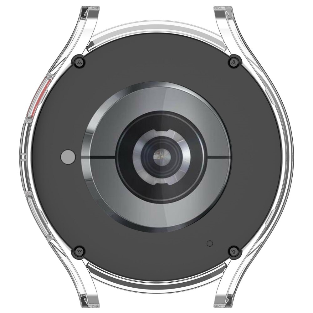 Samsung Galaxy Watch 6 40mm Heldækkende cover med indbygget skærmbeskytter, Gennemsigtig