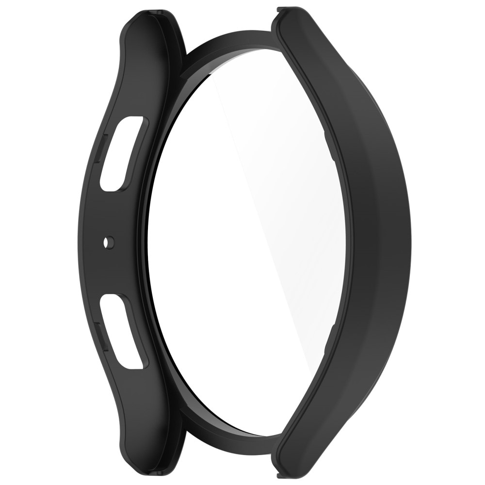 Samsung Galaxy Watch 6 44mm Heldækkende cover med indbygget skærmbeskytter, Sort