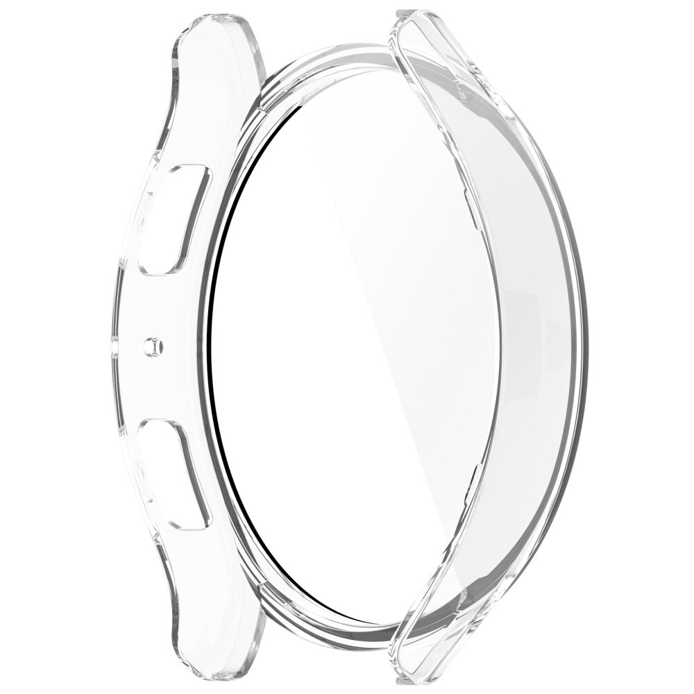 Samsung Galaxy Watch 6 44mm Heldækkende cover med indbygget skærmbeskytter, Gennemsigtig