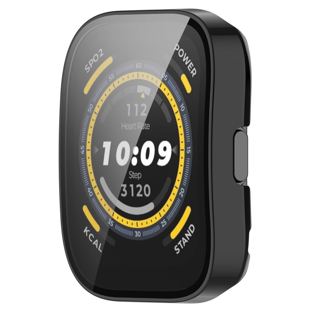 Amazfit Bip 5 Heldækkende cover med indbygget skærmbeskytter, Sort