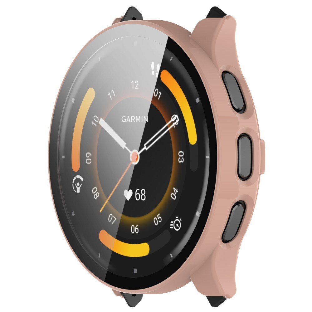 Garmin Venu 3s Heldækkende cover med indbygget skærmbeskytter, Lyserød
