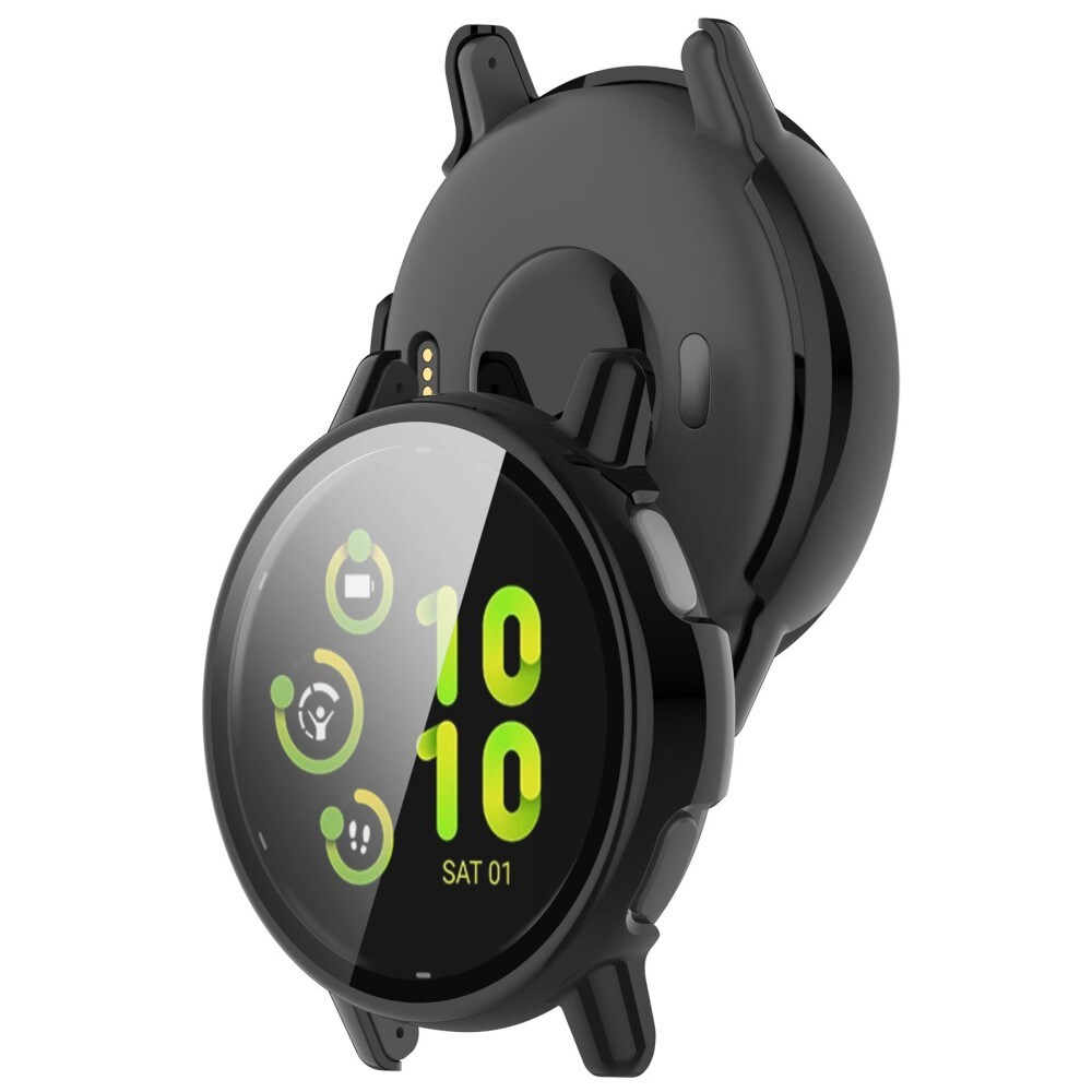 Garmin Vivoactive 5 Heldækkende cover med indbygget skærmbeskytter, Sort