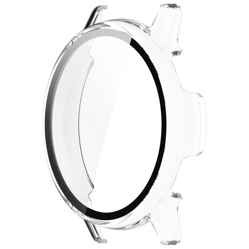 Garmin Vivoactive 5 Heldækkende cover med indbygget skærmbeskytter, Gennemsigtig