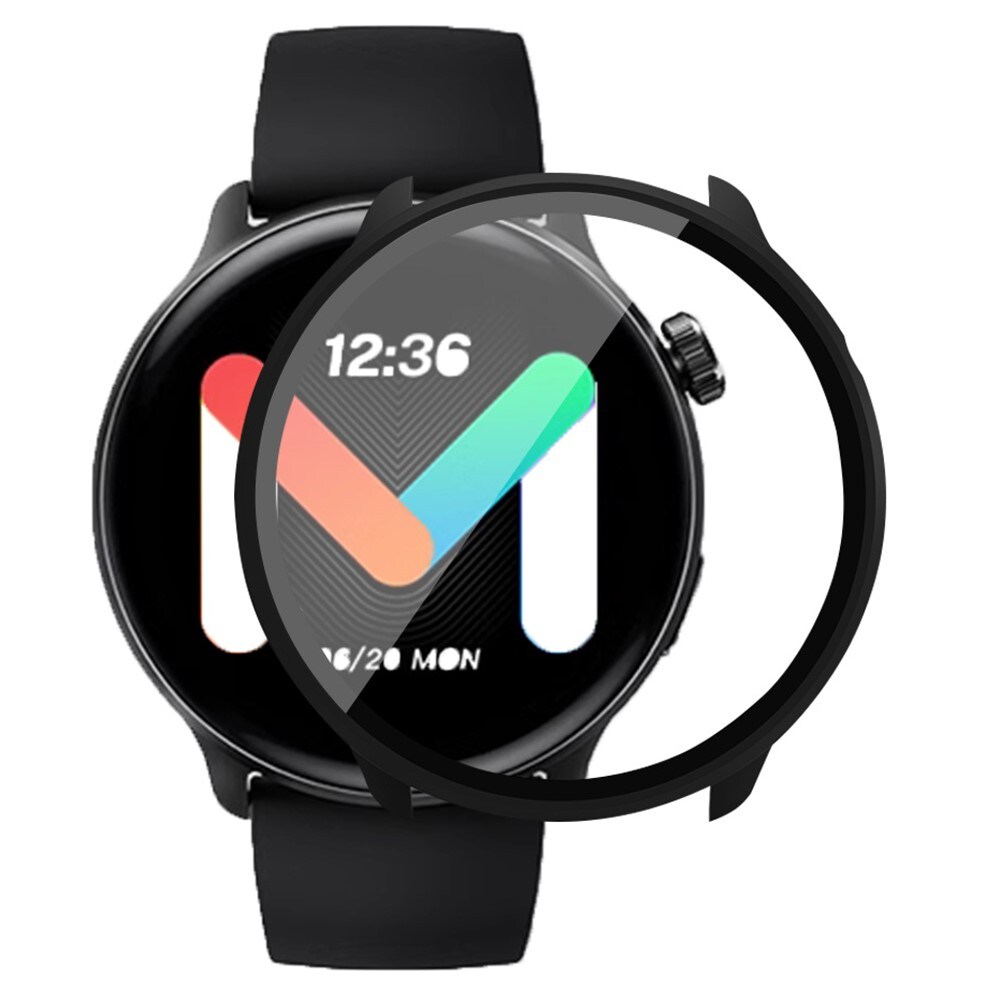 Mibro Watch Lite 2 Heldækkende cover med indbygget skærmbeskytter, Sort