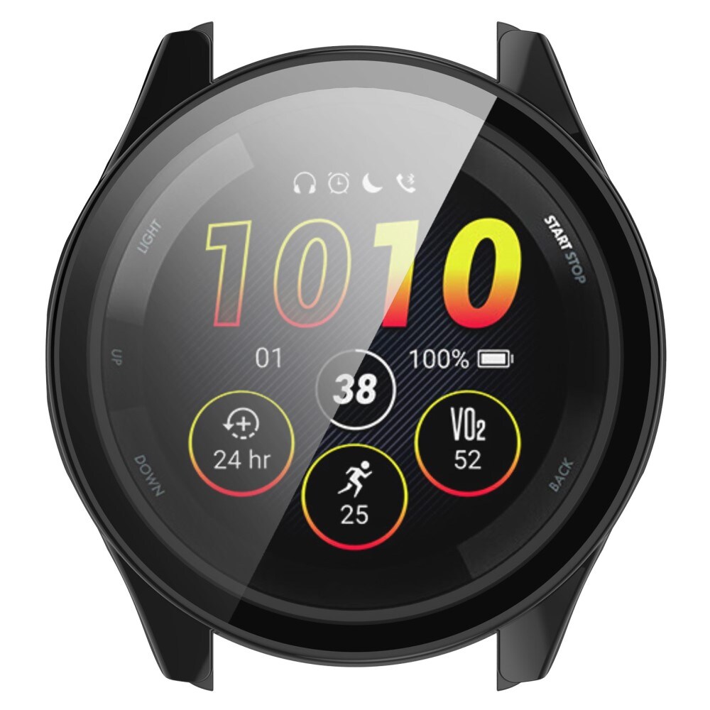 Garmin Forerunner 165 Heldækkende cover med indbygget skærmbeskytter, Sort