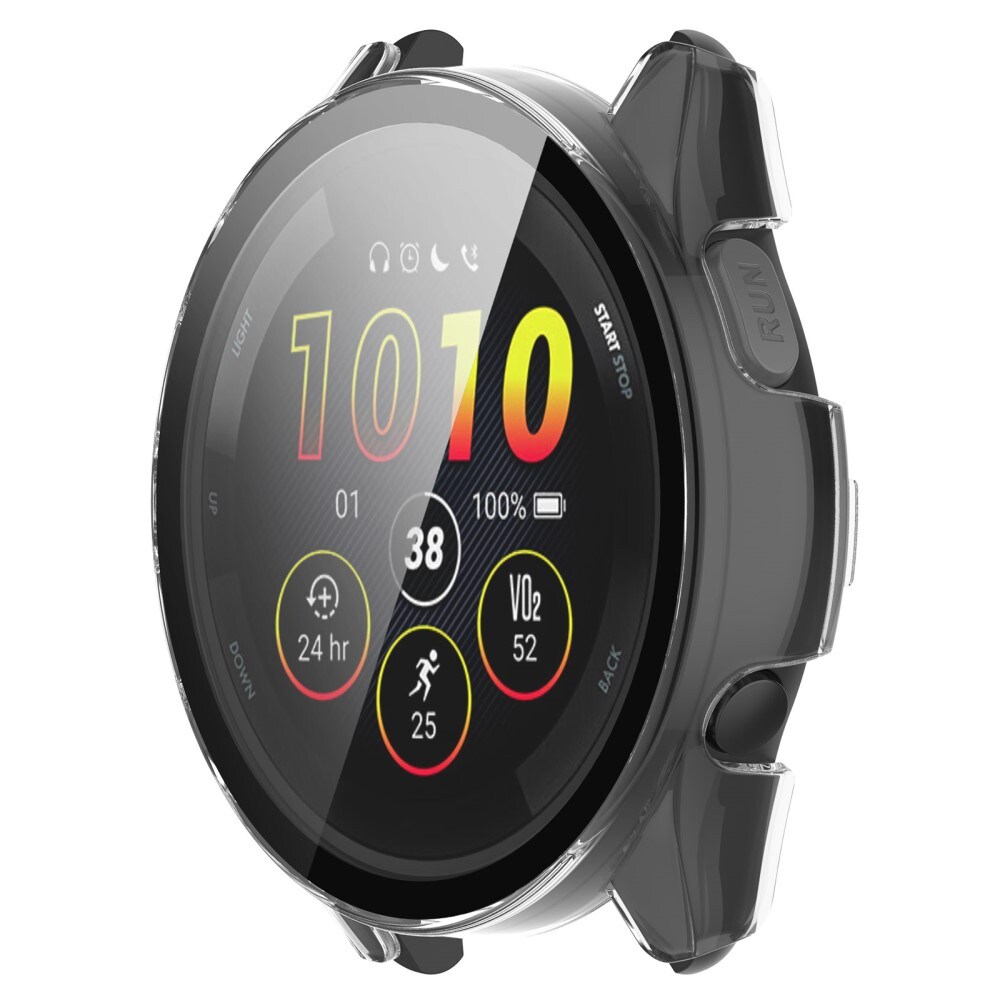 Garmin Forerunner 165 Heldækkende cover med indbygget skærmbeskytter, Gennemsigtig