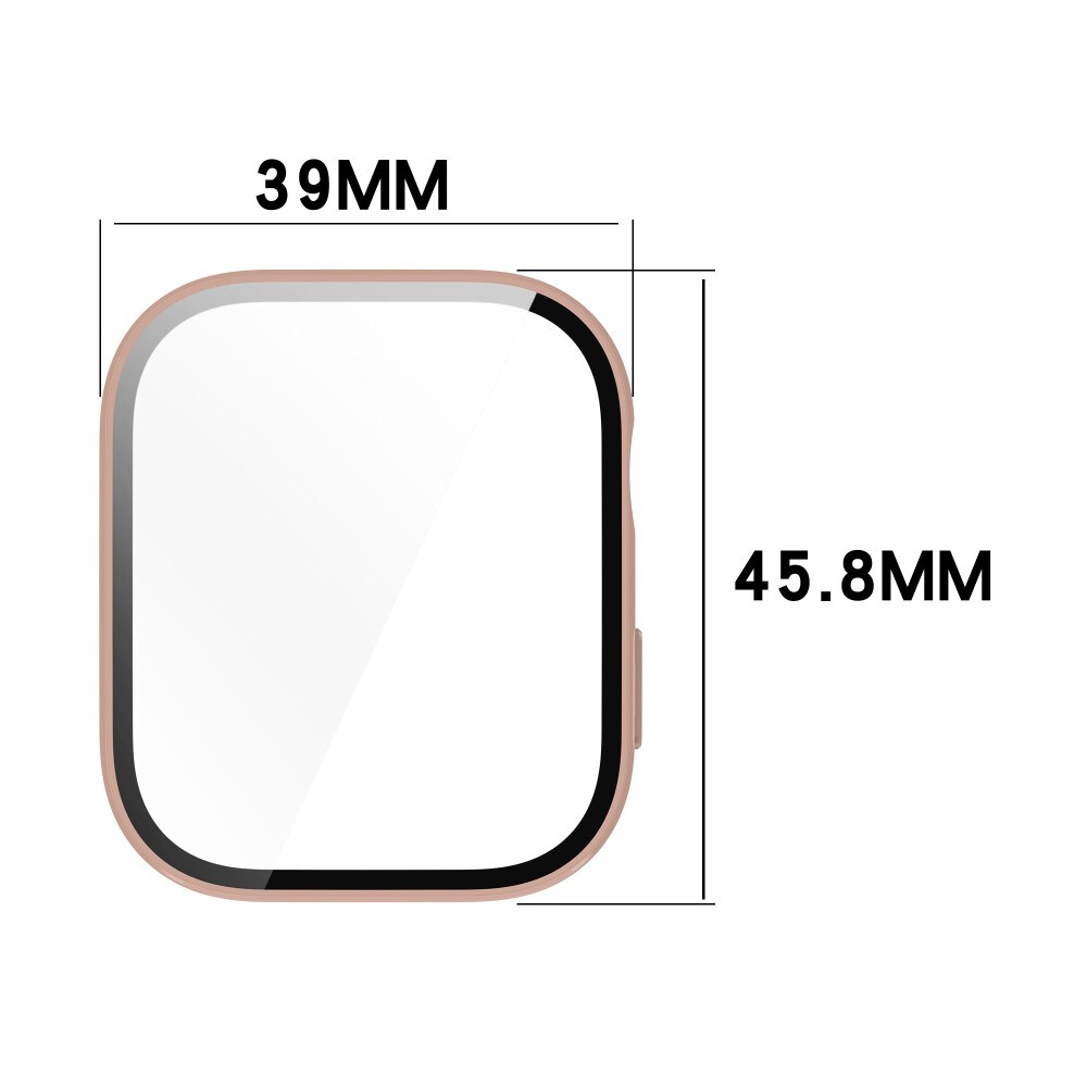 Huawei Watch Fit 3 Heldækkende cover med indbygget skærmbeskytter, Sort