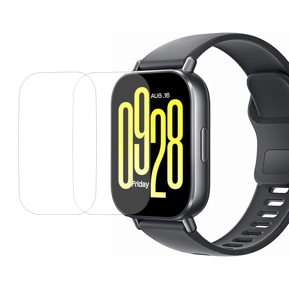 Xiaomi Redmi Watch 5 Active 2-pak skærmbeskyttelse i hærdet glas