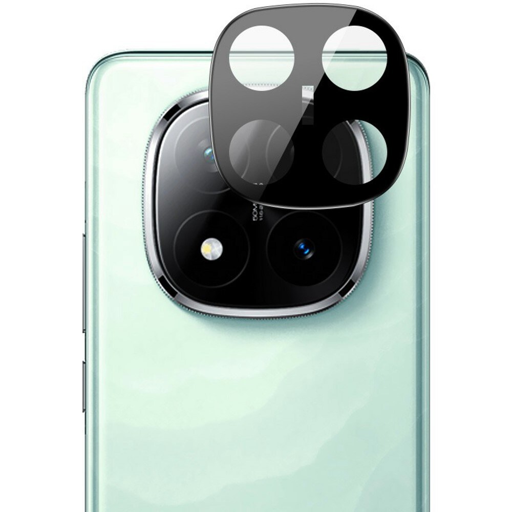 Xiaomi Redmi Note 14 Pro Plus Kamerabeskyttelse i glas, Sort