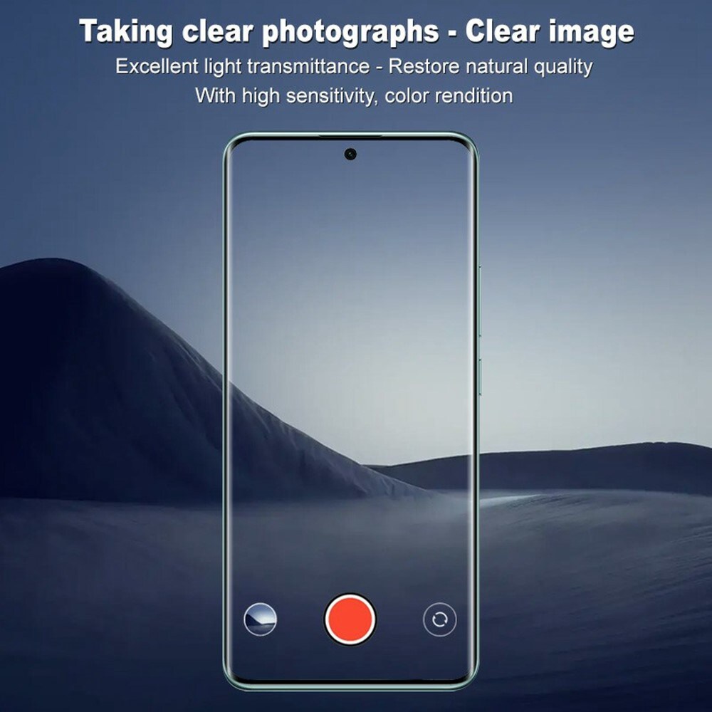 Xiaomi Redmi Note 14 Pro Plus Kamerabeskyttelse i glas, Sort