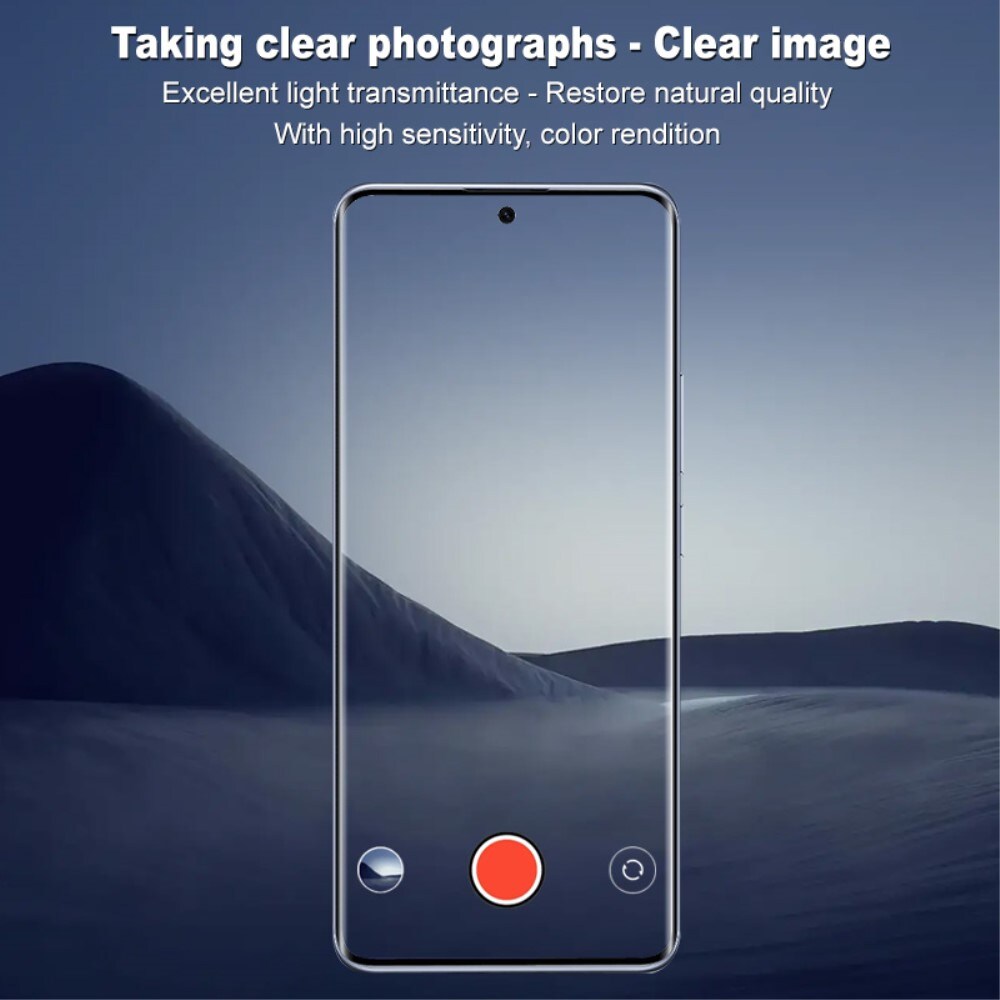 Xiaomi Redmi Note 14 Pro Kamerabeskyttelse i glas, Gennemsigtig