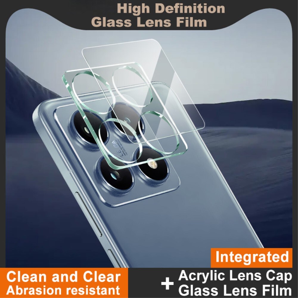 Xiaomi 14T Kamerabeskyttelse i glas, Gennemsigtig