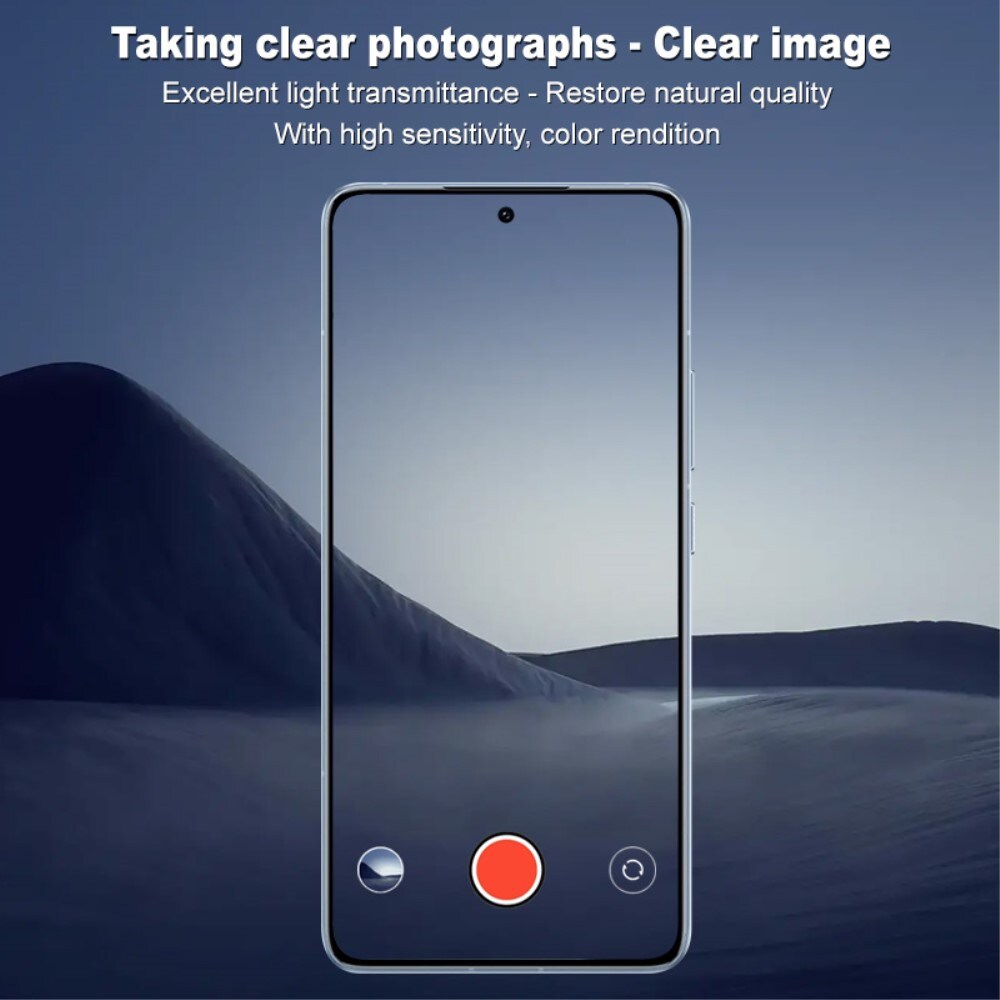 Xiaomi 14T Kamerabeskyttelse i glas, Gennemsigtig