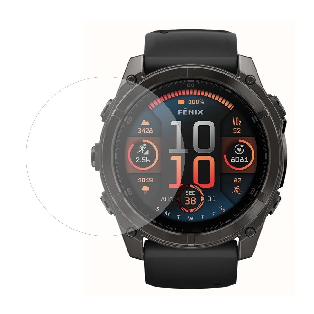 Garmin Tactix 8 47mm Skærmbeskytter - Beskyttelsesfilm