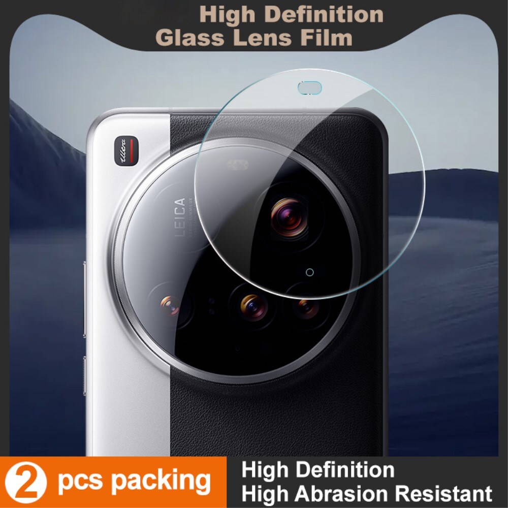 Xiaomi 15 Ultra 2-pak linsebeskyttere i glas