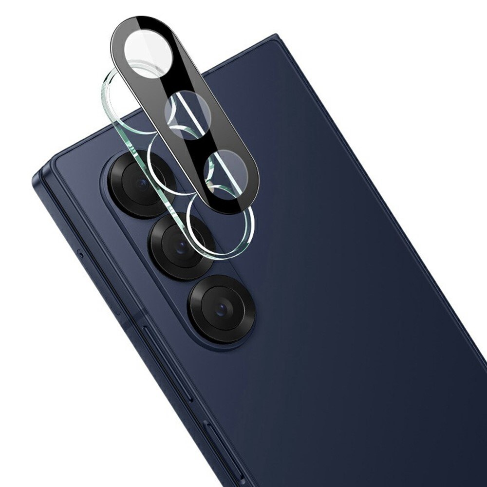 Samsung Galaxy Z Fold 7 Kamerabeskyttelse i glas, Sort