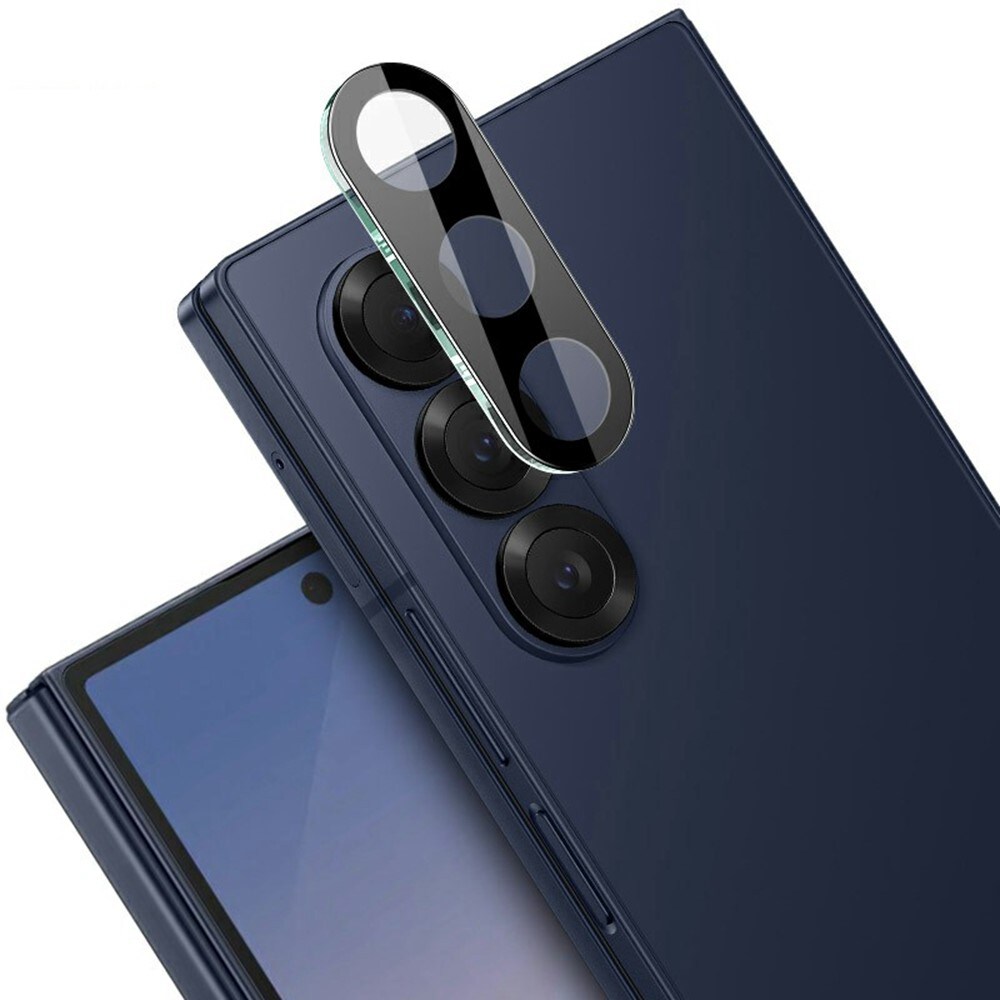 Samsung Galaxy Z Fold 7 Kamerabeskyttelse i glas, Sort