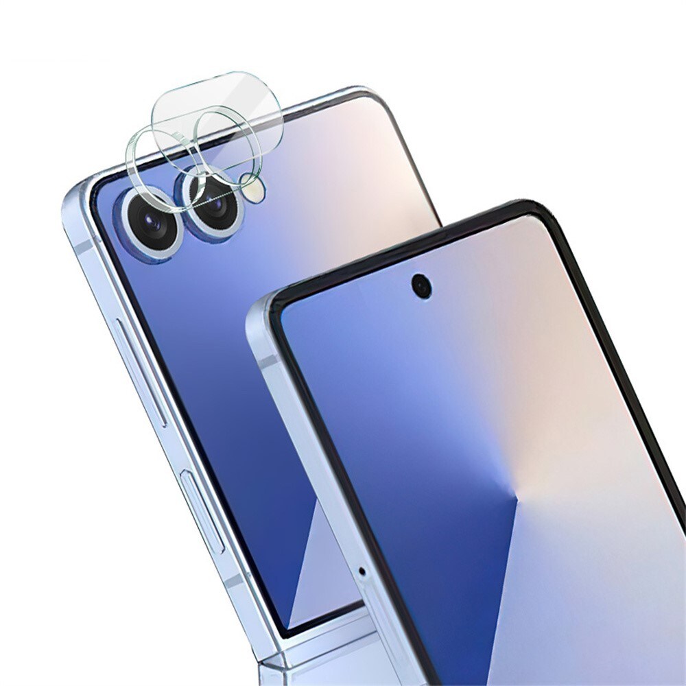Samsung Galaxy Z Flip 7 Kamerabeskyttelse i glas, Gennemsigtig