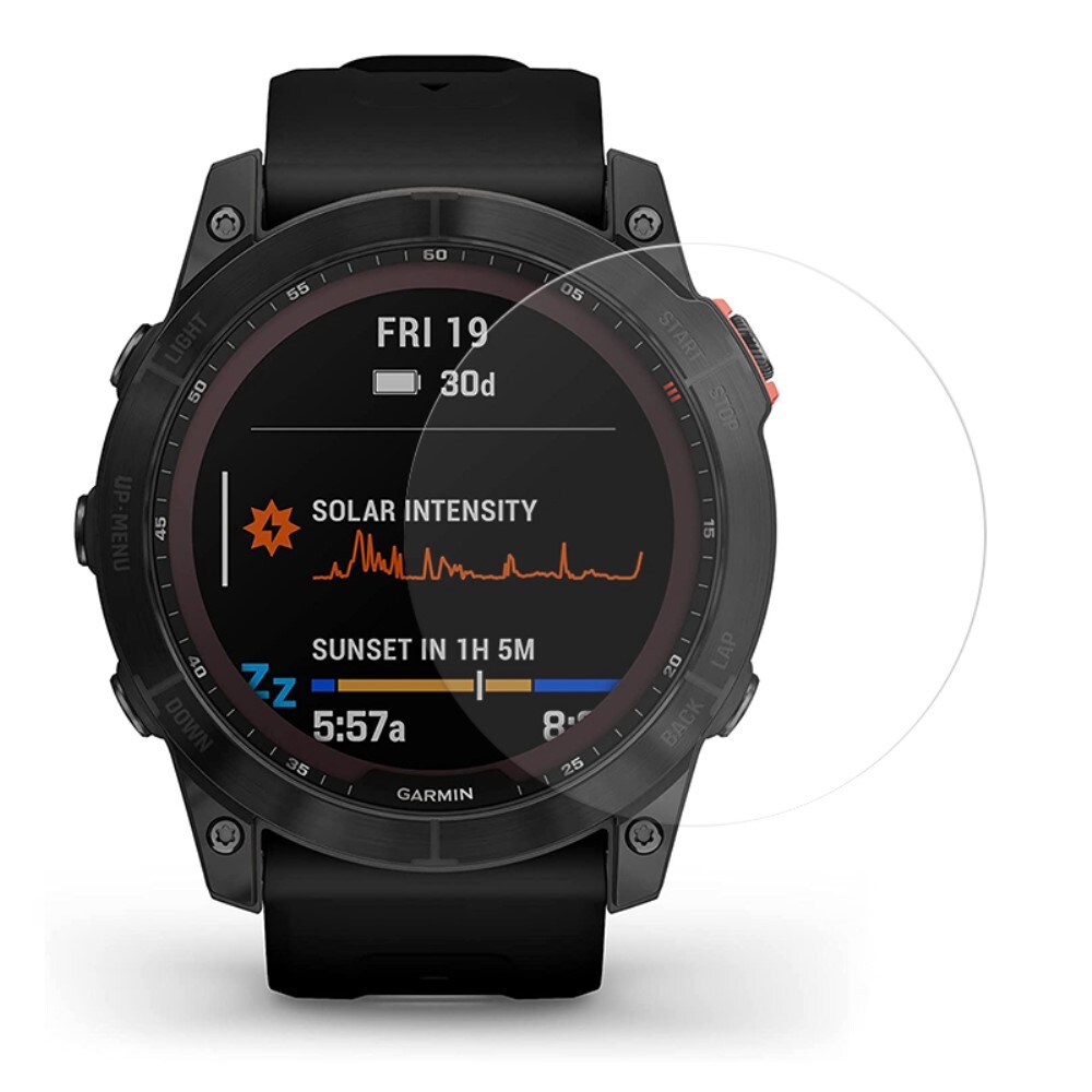 Garmin Fenix 7X Skærmbeskytter - Beskyttelsesfilm