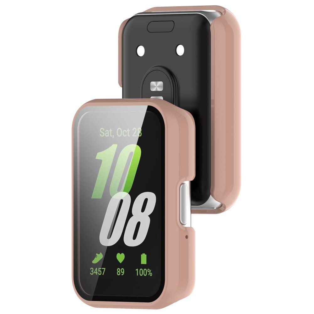 Samsung Galaxy Fit 3 Heldækkende cover med indbygget skærmbeskytter, Lyserød