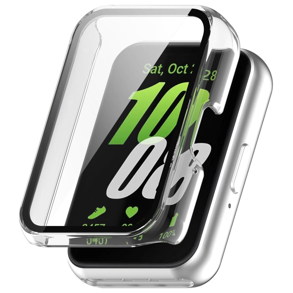 Samsung Galaxy Fit 3 Heldækkende cover med indbygget skærmbeskytter, Gennemsigtig