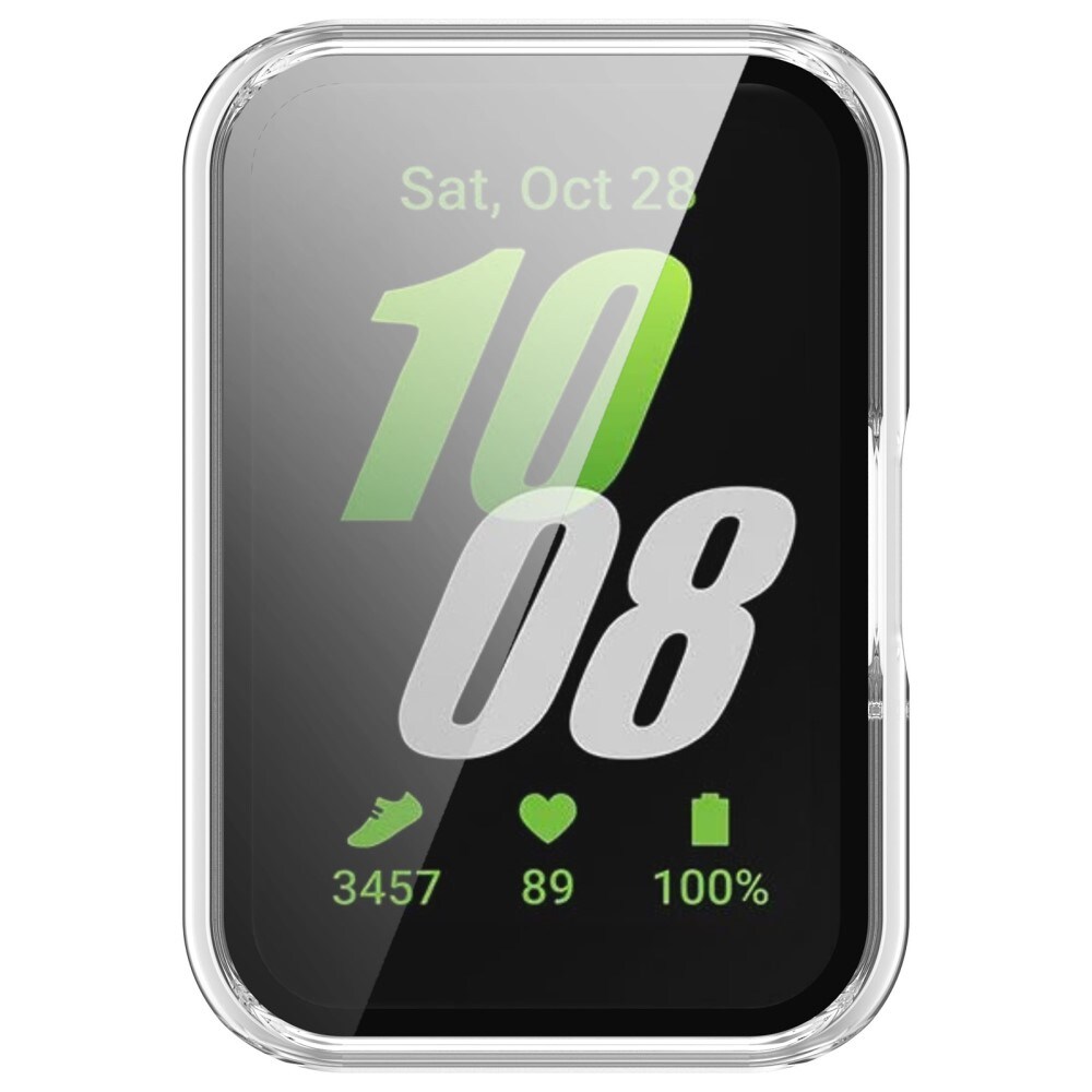 Samsung Galaxy Fit 3 Heldækkende cover med indbygget skærmbeskytter, Gennemsigtig