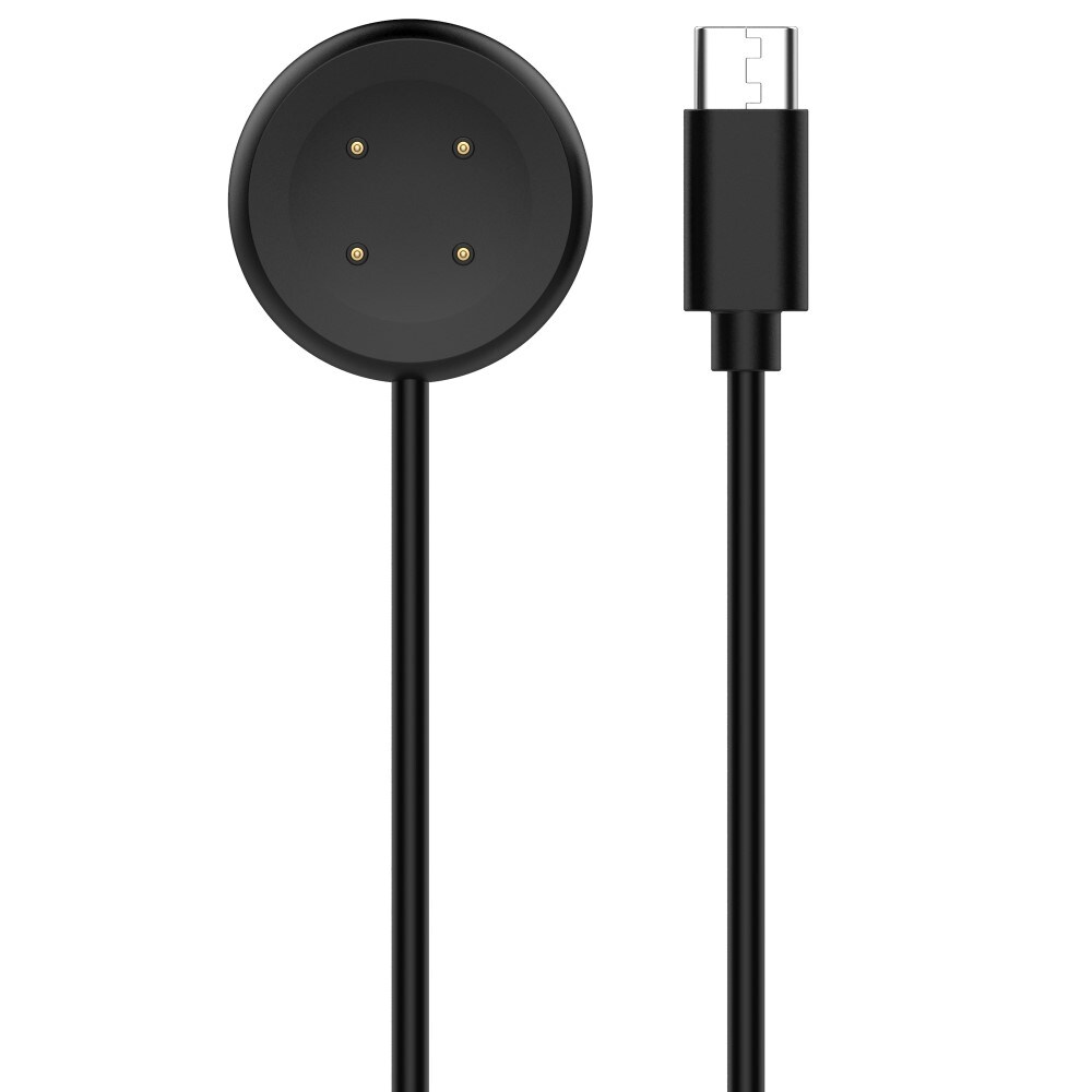 Google Pixel Watch 3 45mm Magnetisk opladningskabel USB-C 1m, Sort