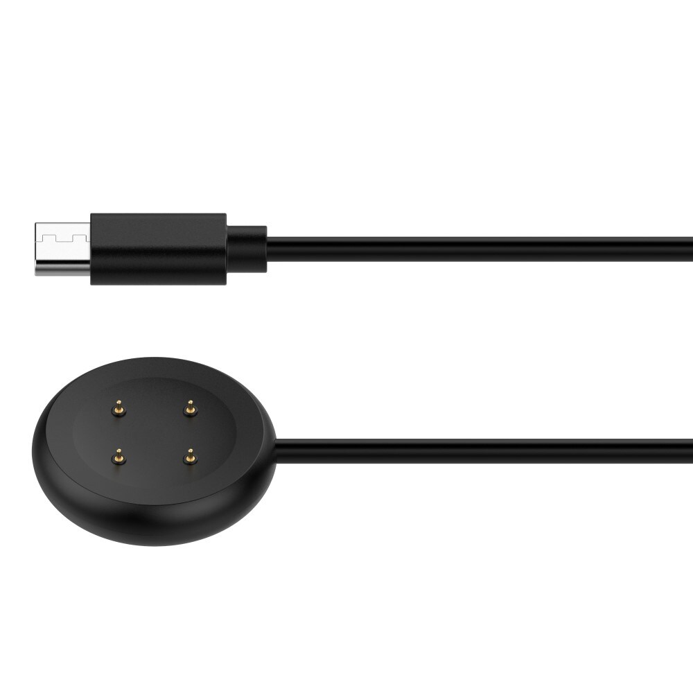Google Pixel Watch 3 41mm Magnetisk opladningskabel USB-C 1m, Sort