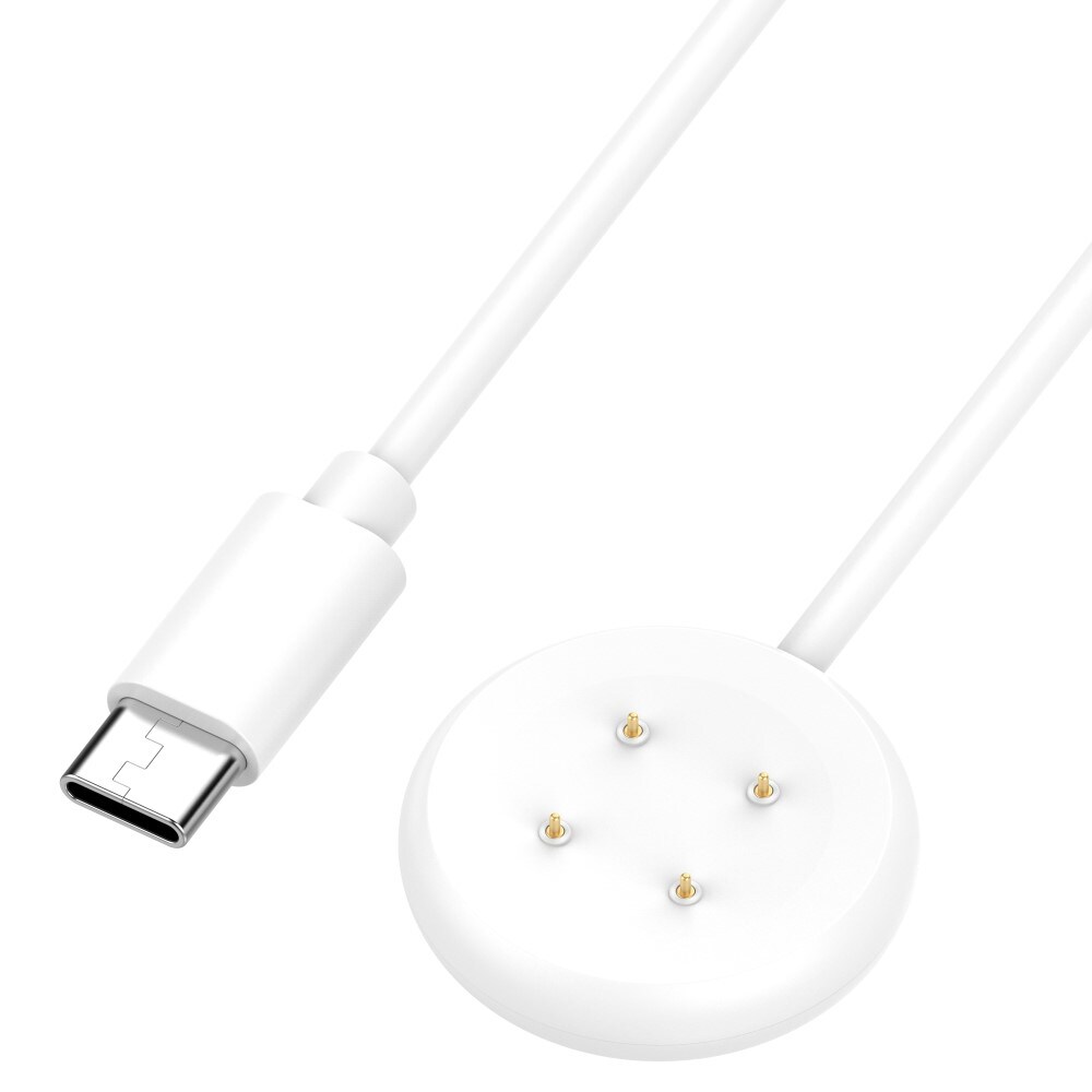 Google Pixel Watch 3 41mm Magnetisk opladningskabel USB-C 1m, Hvid